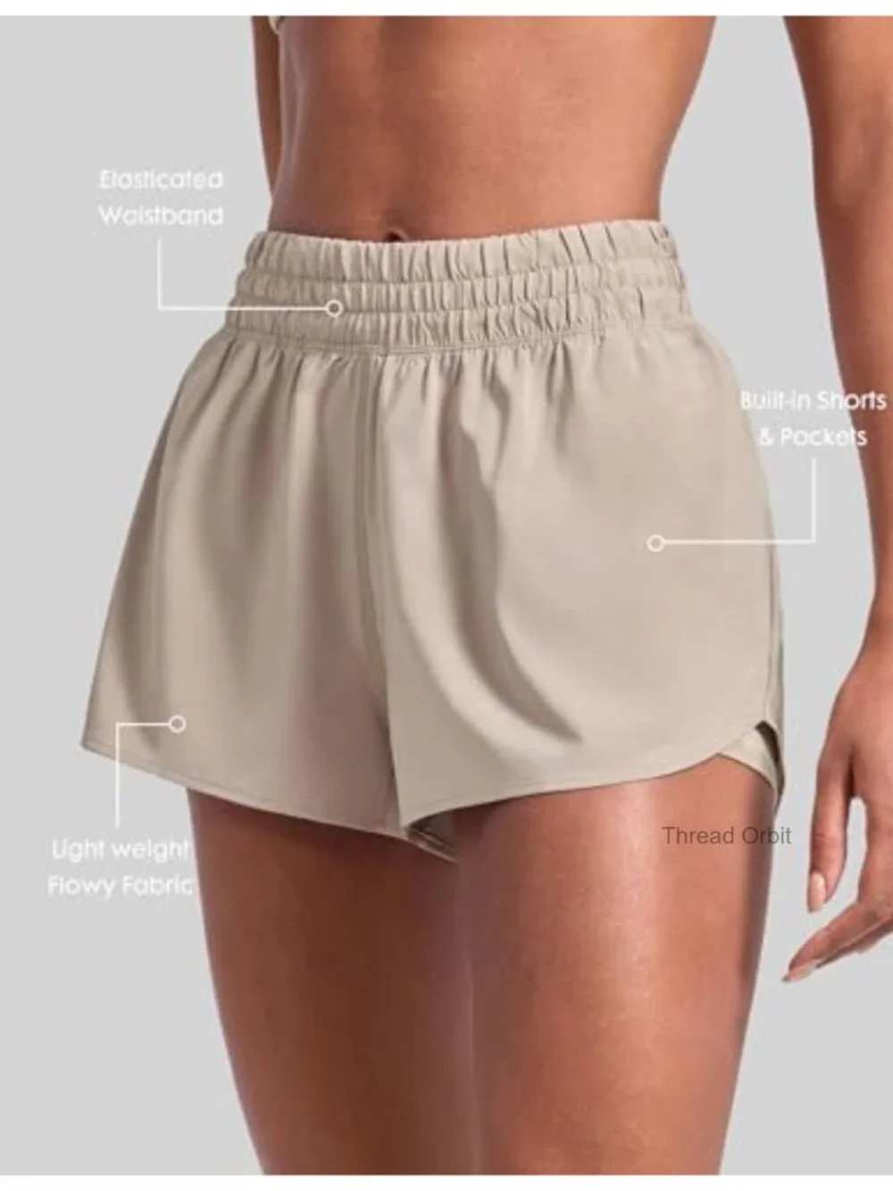 Quick Dry High Waisted Running Shorts for Women 3